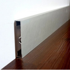 Дизайнерский алюминиевый плинтус BEST DEAL 1/60 накладной, высота 60 мм, длина 2,5м